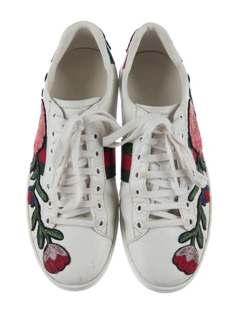 gucci sneakers insole 11.25|gucci embroidered sneakers.